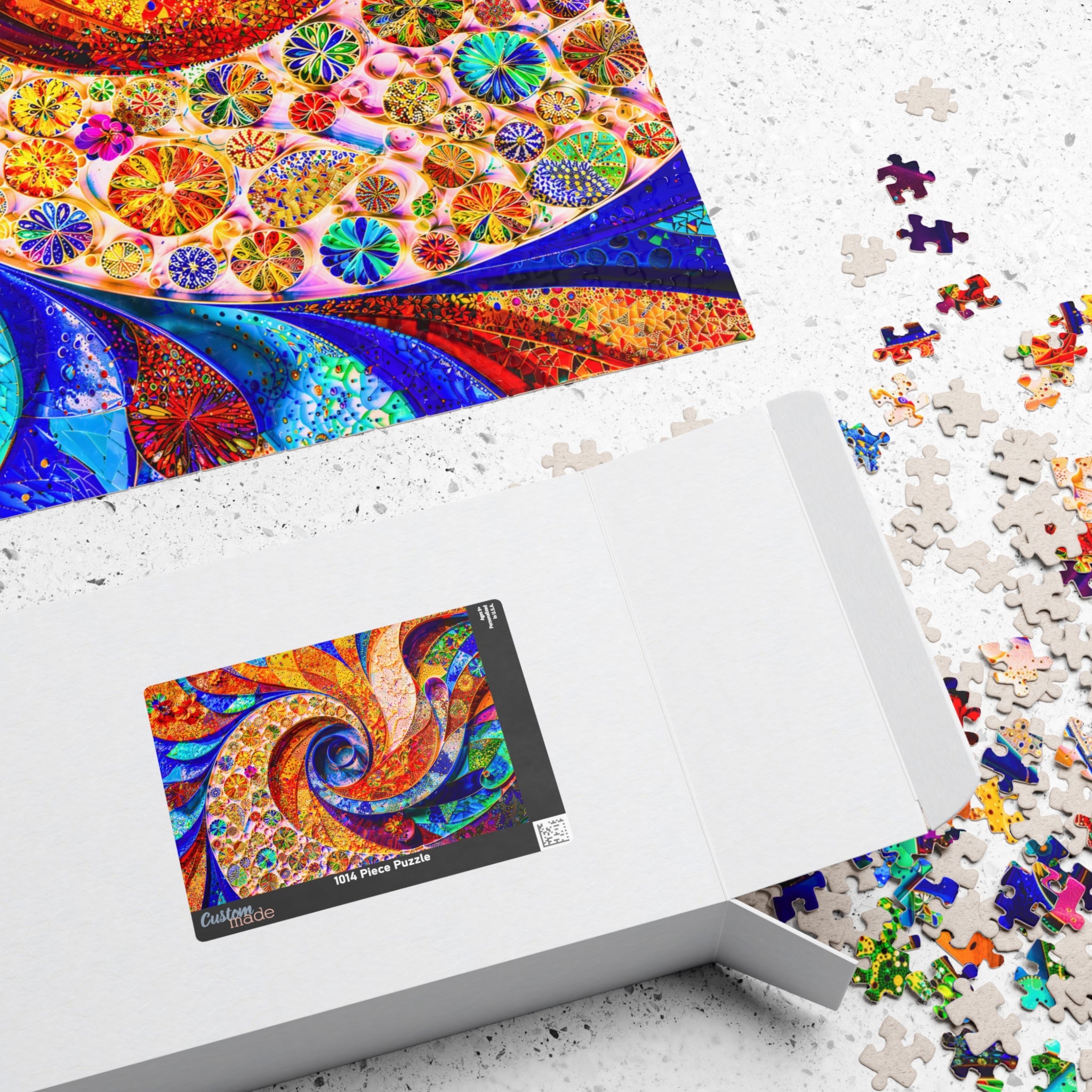 Mesmerizing Abstract Fractals Puzzle – Artistic Puzzles